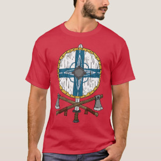 Viking sköld Finlands NATO-emblem T Shirt
