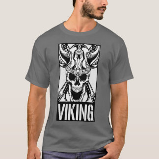 Viking Skull 4 T Shirt