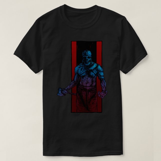 Viking Skull Guy T Shirt (Design framsida)