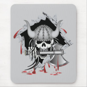 Viking Skull Musmatta