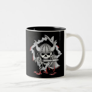 Viking Skull Två-Tonad Mugg