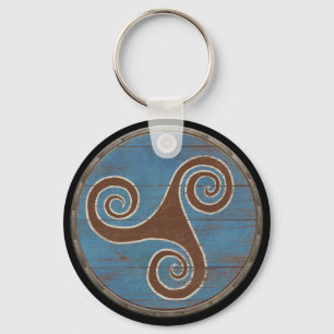Viking skyddar Keychain - Triskele Nyckelring