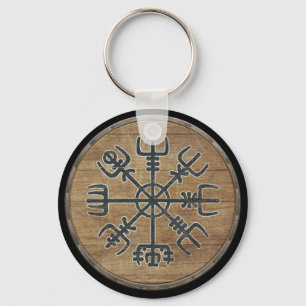 Viking skyddar Keychain - Vegvisir Nyckelring