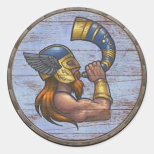 Viking skyddar klistermärken - Heimdallr