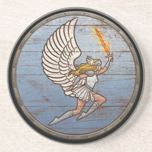 Viking skyddar - Valkyrie Underlägg Sandsten