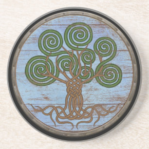 Viking skyddar - Yggdrasil Underlägg Sandsten
