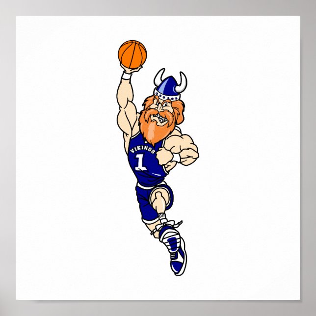 Viking slam dunk poster (Framsidan)