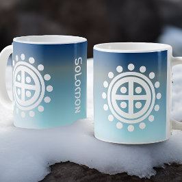 Viking Sol Wheel-symbol - Personlig Jumbo Mugg