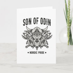 Viking Son of Odin Norse Mythology Kort