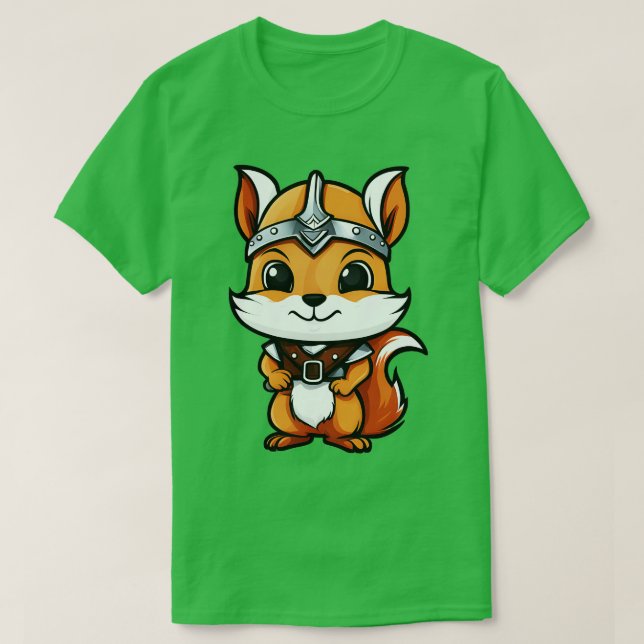 Viking Squirrel T Shirt (Design framsida)