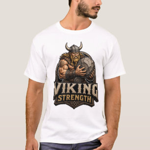Viking Strength Warrior Kroppsbyggande Gym T-Shirt