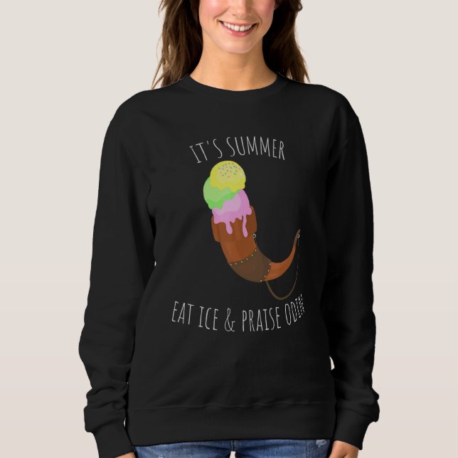 Viking Summer Ice Viking Mythology Coola Nordic Sp T Shirt (Framsida)