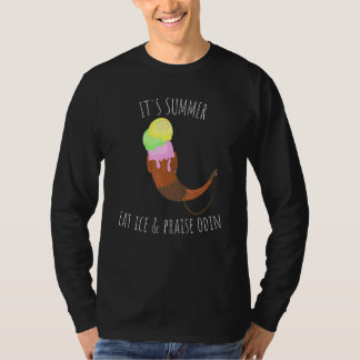 Viking Summer Ice Viking Mythology Coola Nordic Sp T Shirt