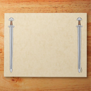 Viking Sword Anteckningsblock