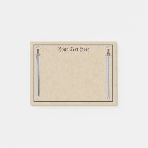 Viking Sword Post-it Block