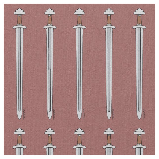 Viking Sword Tyg (Närbild)