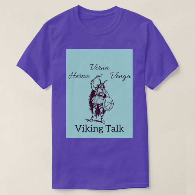 Viking Talk T Shirt (Design framsida)