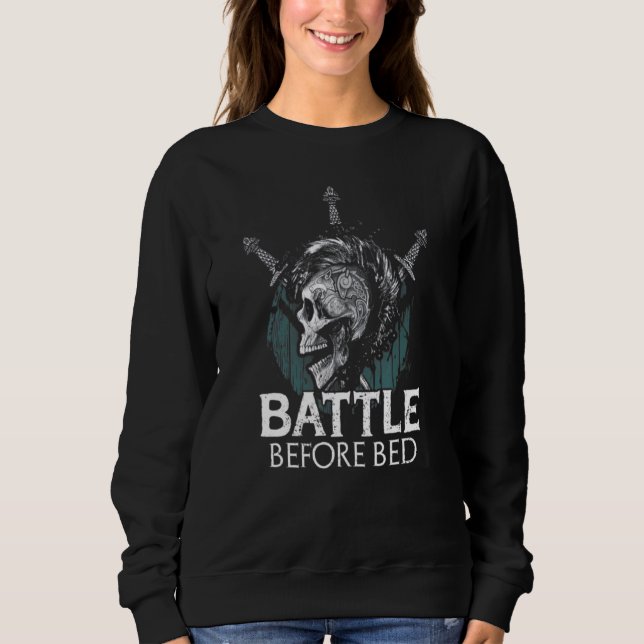 Viking Tee Battle before Bed Tee 1 (Framsida)