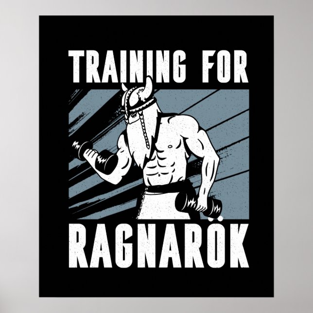 Viking Training for Ragnarok Poster (Framsidan)