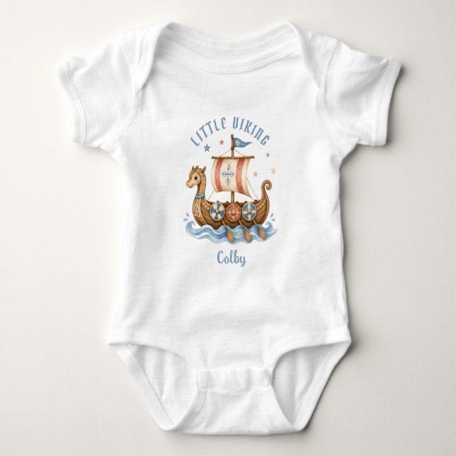 Viking Under Utbildning Bebis T Shirt (Framsida)