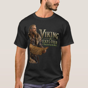 Viking Upptäcktsresande som upptäcker världen Nors T Shirt