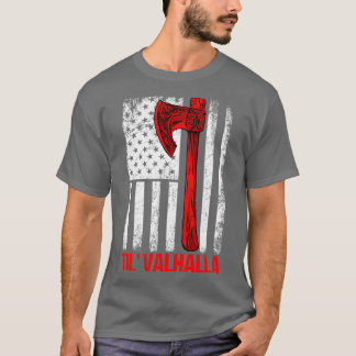 Viking US Flagga T Shirt