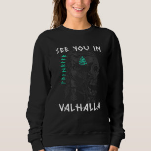 Viking Valhall Odin Tor Hammare Sköldmö Berse T Shirt
