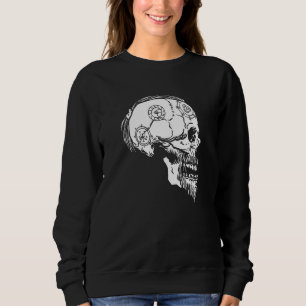 Viking Valhalla Skull Norse Mythology Braided Hair T Shirt