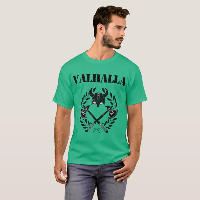 Viking Valhalla T-tröja Tee Shirt (Hel framsida)