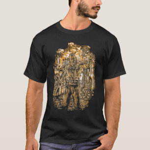 Viking Valhalla Thor Porträtt Norse Mythology Hamm T Shirt