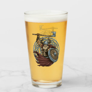 Viking Valhallakrigare Glaskopp