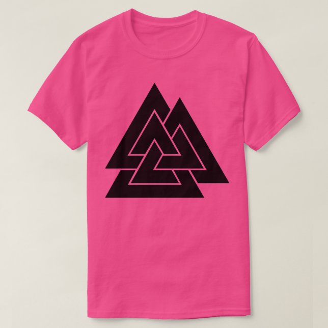 Viking Valknut 3 T Shirt (Design framsida)