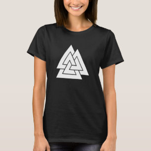 Viking Valknut isländska Norden Viking Valkn T Shirt