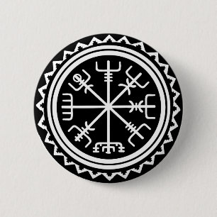 Viking Vegvisir Compass Knapp