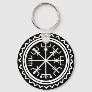Viking Vegvisir Compass Nyckelring