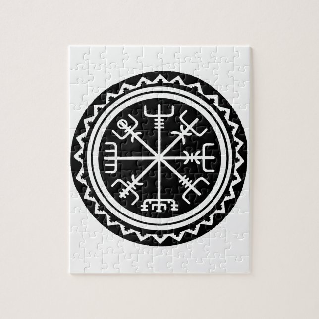 Viking Vegvisir Compass Pussel (Vertikal)