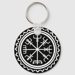 Viking Vegvisir Nautical Compass Nyckelring