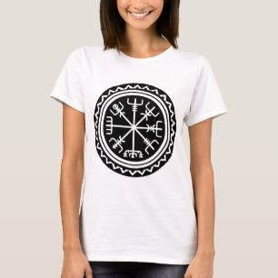 Viking Vegvisir Nautilsk Kompass T-shirt