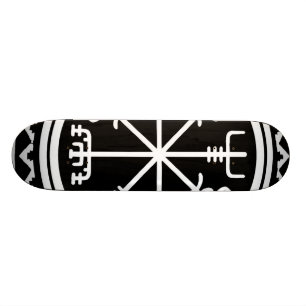 Viking Vegvisir Nautisk Kompass Skateboard Bräda 20 Cm
