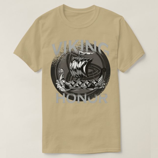 Viking Vikings Honor Design 2 T Shirt (Design framsida)