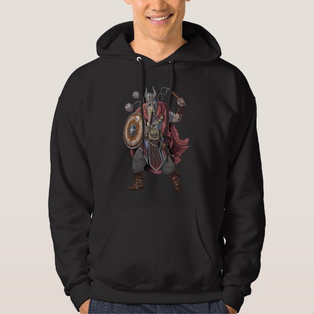 Viking Warrior Hoodie (Framsida)