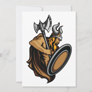 Viking Warrior Inbjudningar