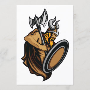 Viking Warrior Inbjudningar