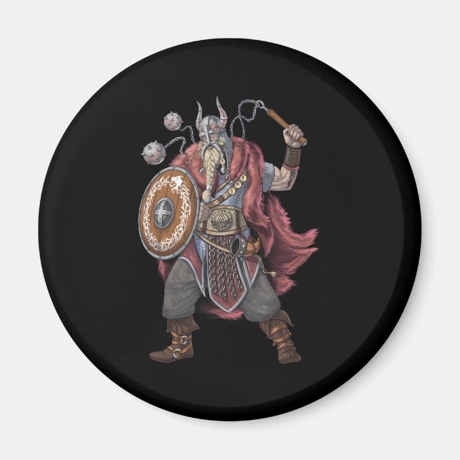 Viking Warrior Magnet (Framsidan)