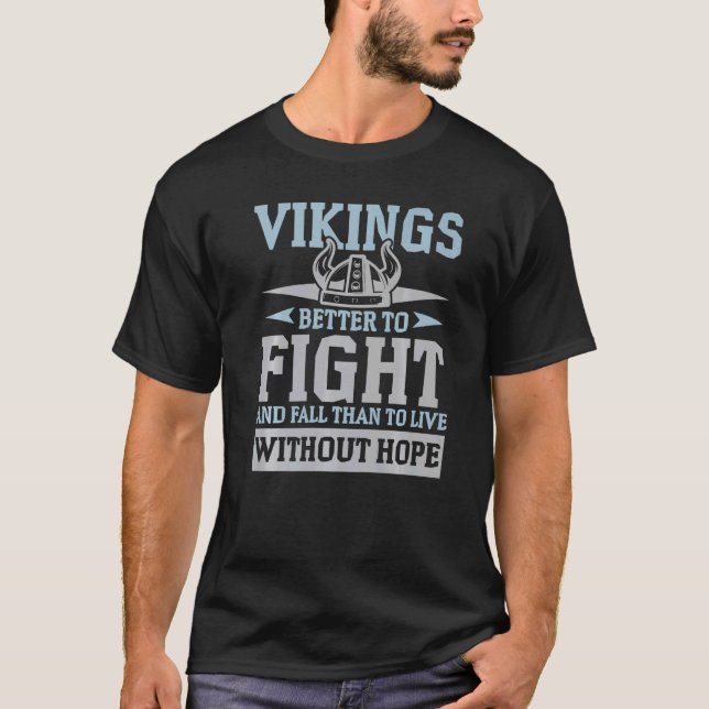 Viking Warrior Pagan Scandinavian Norse Valhalla T Shirt (Framsida)