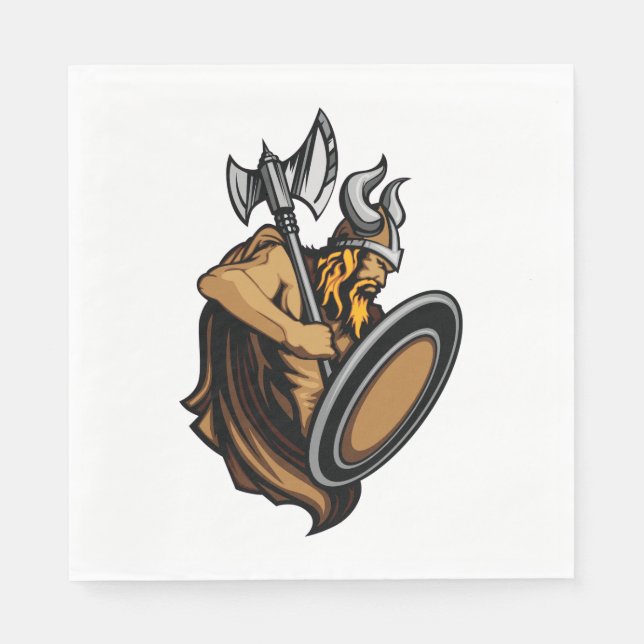 Viking Warrior Pappersservett (Framsidan)