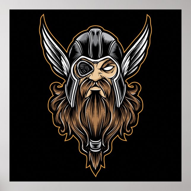 Viking Warrior Poster (Framsidan)