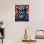 Viking Warrior Poster<br><div class="desc">Viking Warrior-Poster är fullt anpassade,  du kan anpassa poster genom att lägga till text och bilder. Du kan till och med lägga till din egen logotyp! Oavsett var du har ställe hemma eller på kontoret kommer det alltid att se underbar ut. Designad av Norman Reutter.</div>