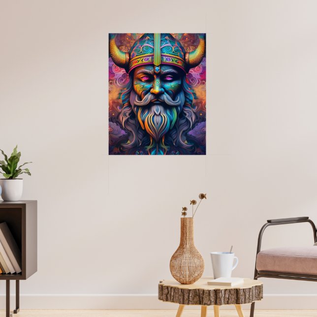 Viking Warrior Poster (Vardagsrum 3)