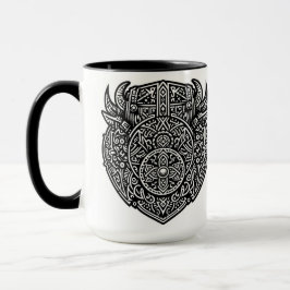 Viking Warrior Shield Mugg